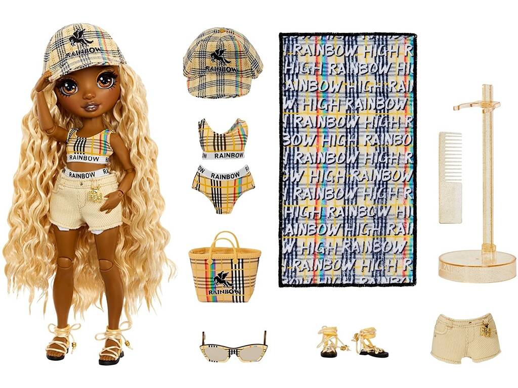 Rainbow High Pacific Coast  Bambola  con Accessori Mare