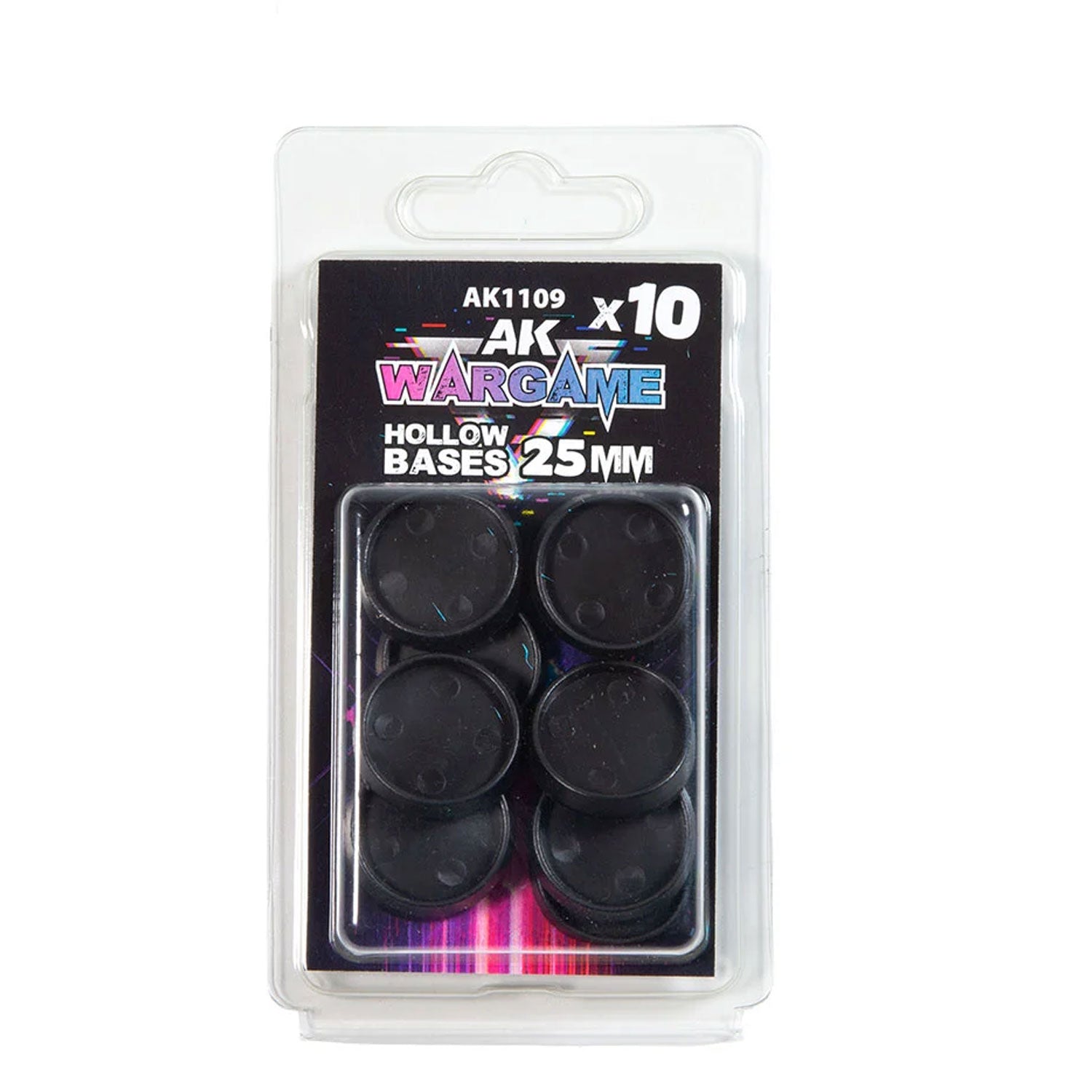 AK Interactive: Wargame Bases 32mm Round (x10) -  Basi per Miniature