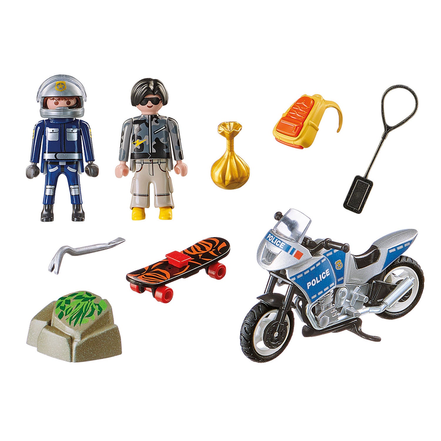 Playmobi 70502 Starter Pack Inseguimento Poliziotto e Ladro