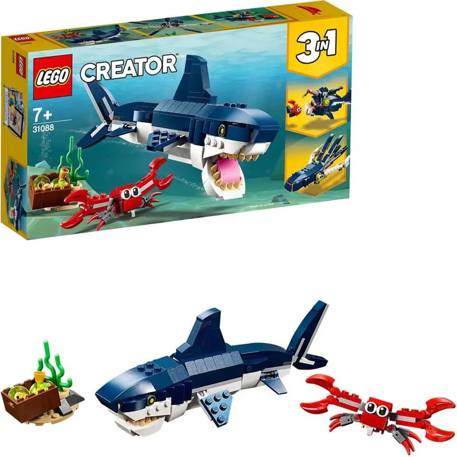 LEGO Creator - 31088 - Creature degli Abissi (3 in 1)