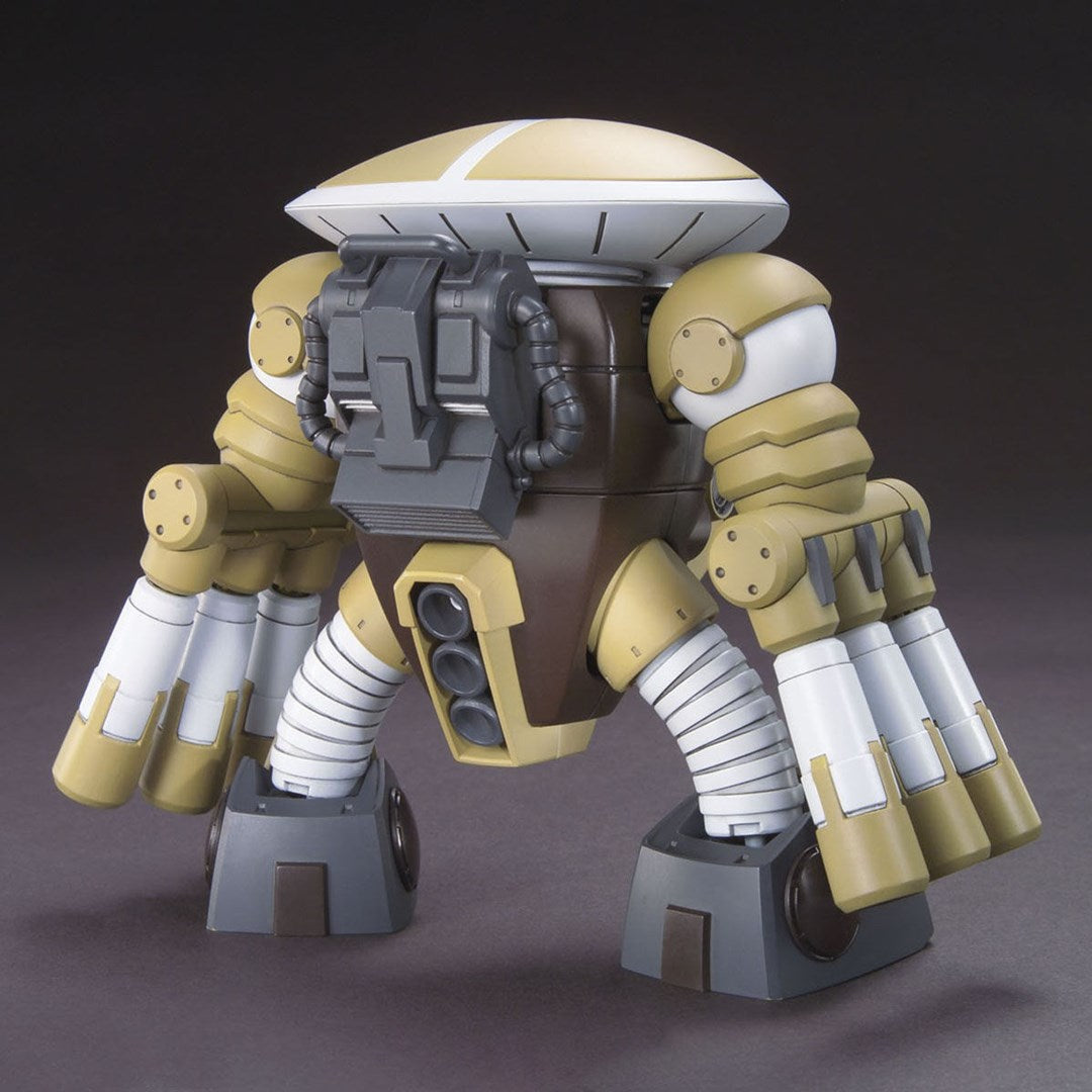 Model Kit Bandai HGUC 1/144 MSM-04G Juaggu Unicorn Ver.: vista posteriore del robot con bracci cannoni.