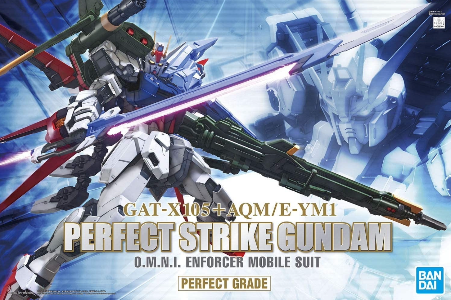 Bandai Perfect Strike Gundam Model Kit Perfect Grade PG in scala 1:60