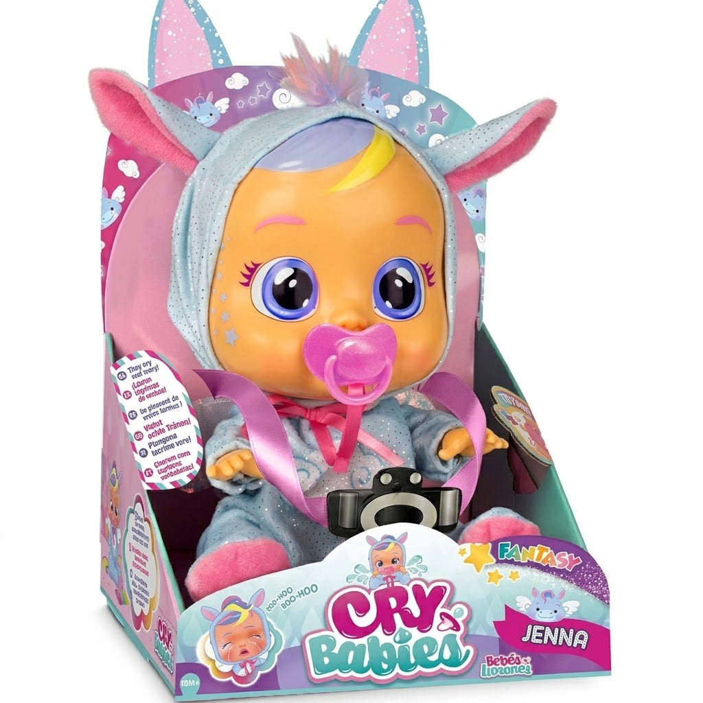 IMC Toys Cry Babies Jenna- Bambola Interattiva che Piange