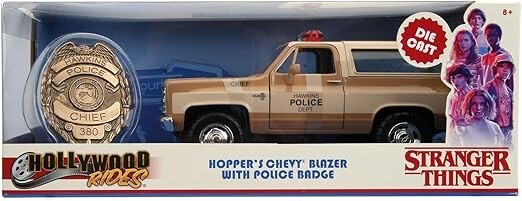 Jada Toys Hollywood Rides Stranger Things Hopper's Chevy Blazer K5 Nuova NEW