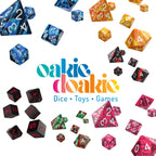 Oakie Doakie Dice - RPG Set - Vari Colori Dadi da Gioco Nuovo New
