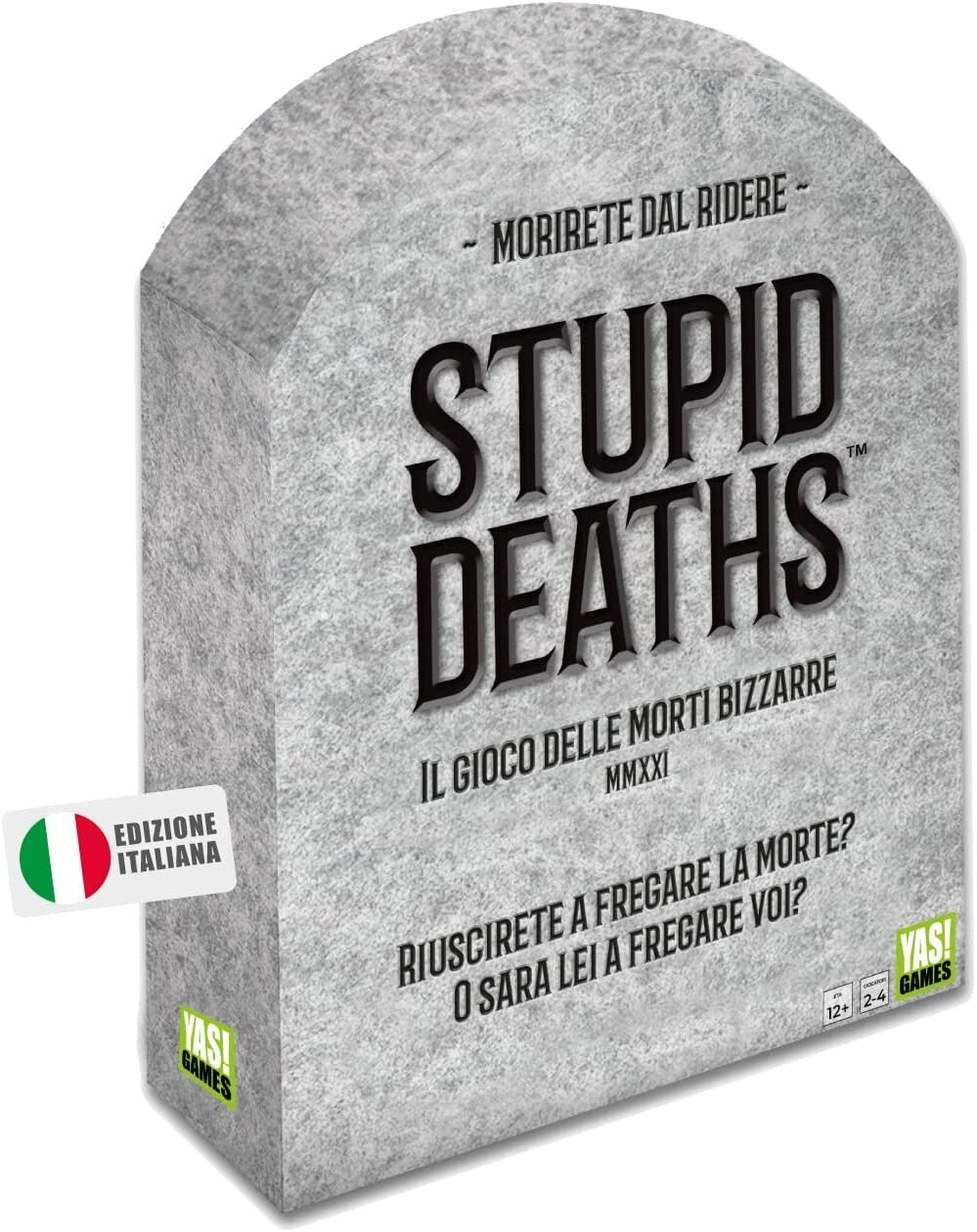 Yas! Games STUPID DEATHS in Italiano Gioco da Tavolo Società Nuovo NEW
