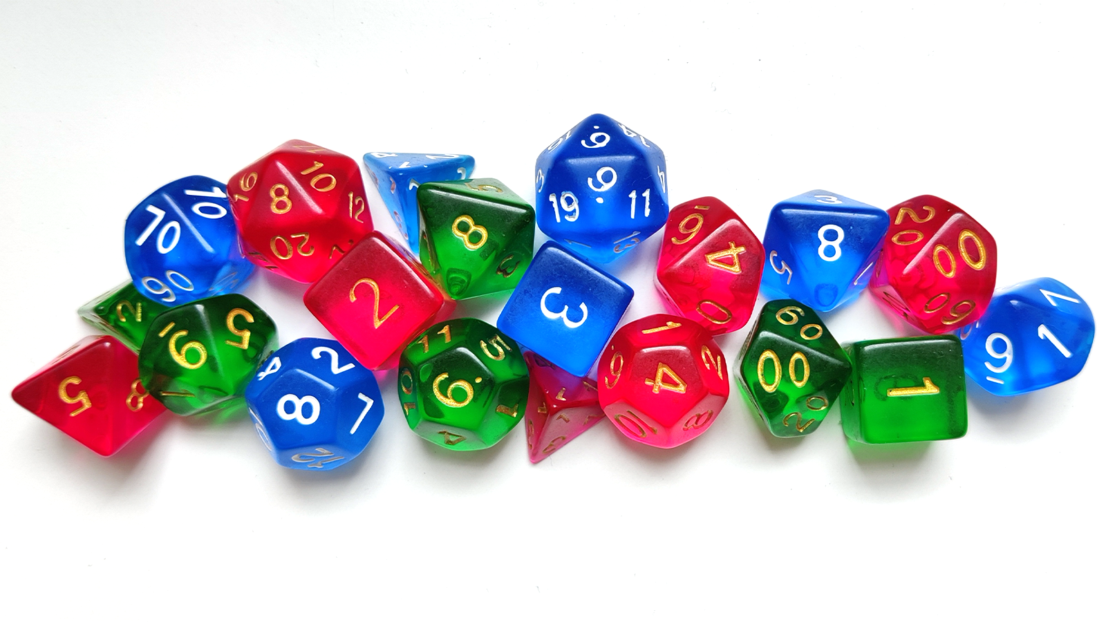 Cranio Creations COYN 7 Dadi Poliedrici Da Gioco Ruolo Gioco da Tavolo Nuovo NEW