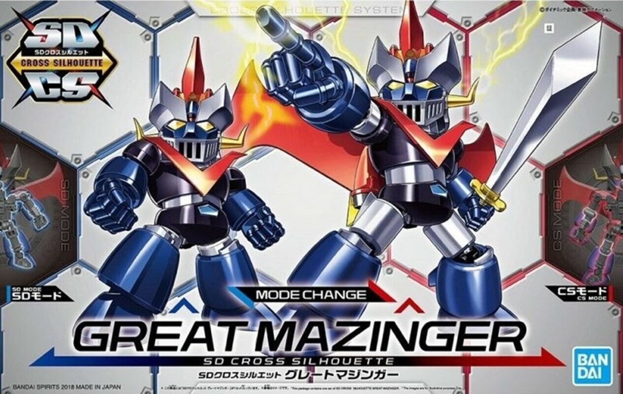 BANDAI Great Mazinger Grande Mazinga SD Cross Silhouette Gunpla Model Kit NEW
