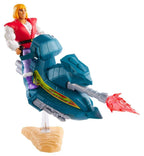MATTEL Masters of the Universe MOTU Prince Adam SKY SLED HE-MAN Retro Nuova NEW