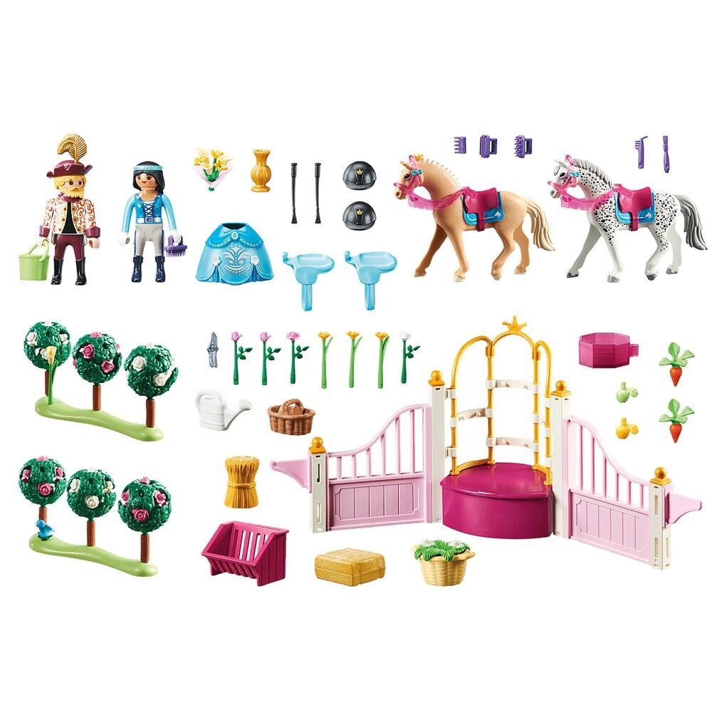 Playmobil 70450 Princess Lezione di Equitazione Principessa con Cavalli NEW