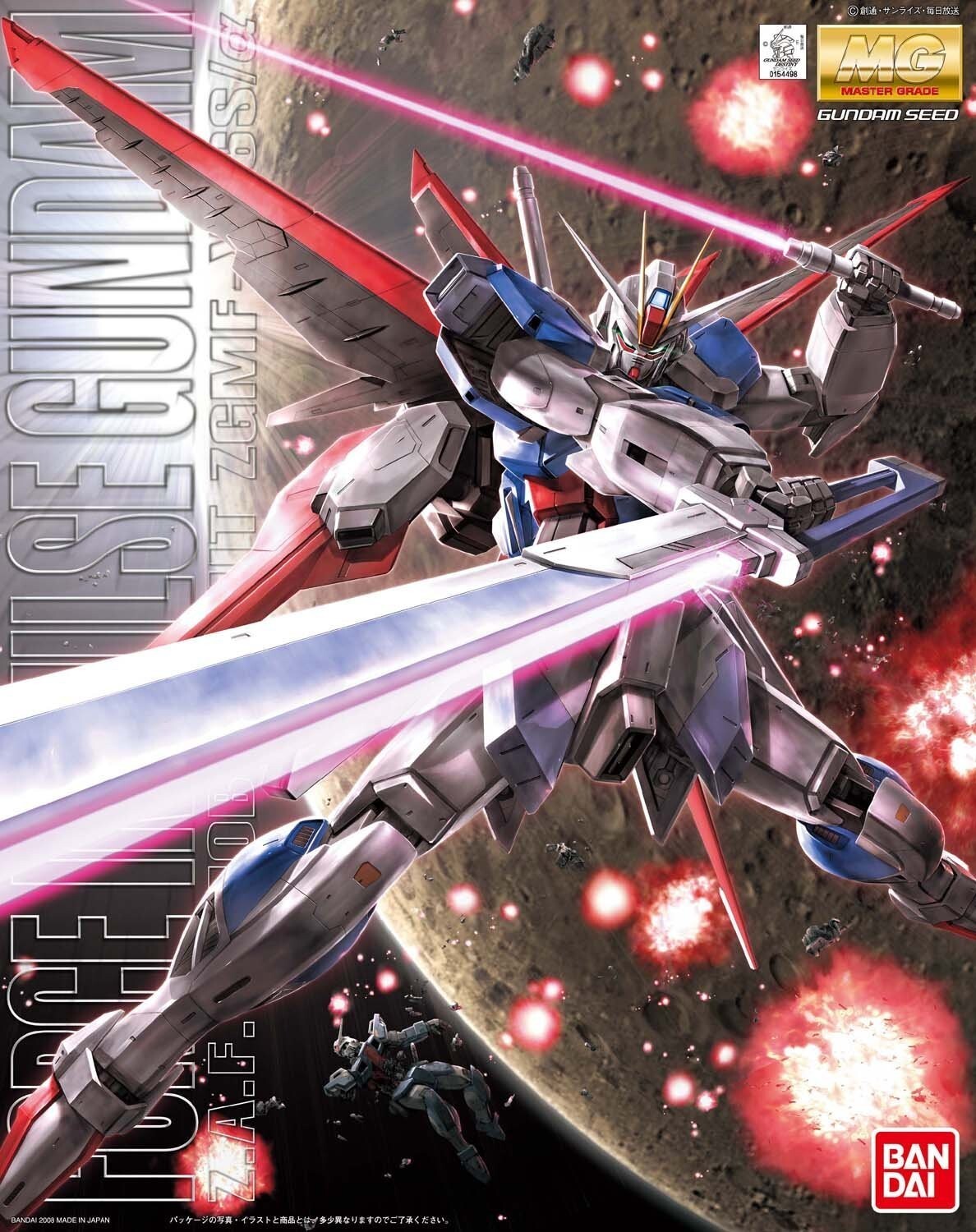 GUNDAM 1/100 Force Impulse Gundam Model Kit MG Bandai Gunpla Nuovo Master Grade