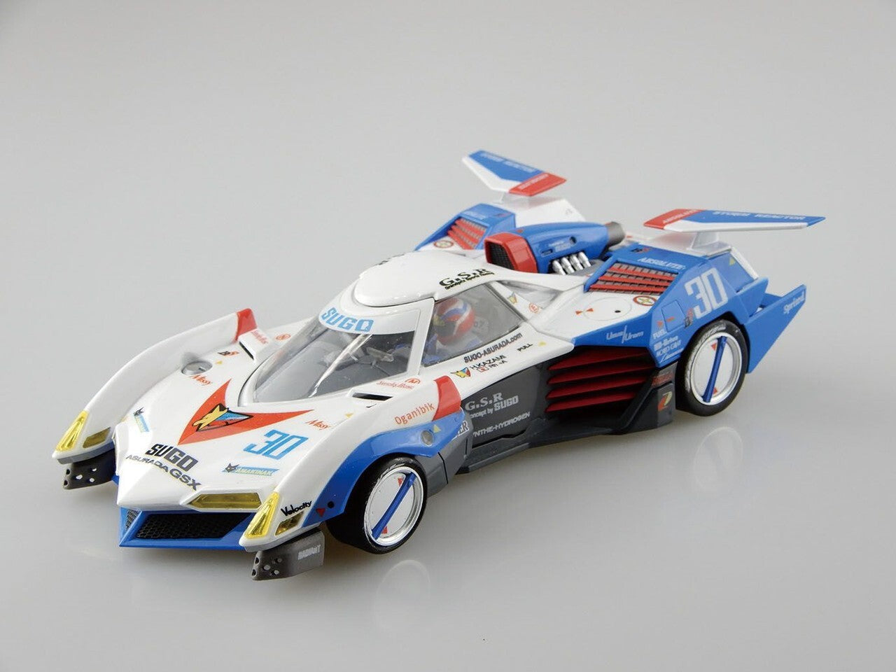 AOSHIMA Cyber Formula 1/24 Sugo Asurada G.S.X Model Kit da assemblare NUOVO New