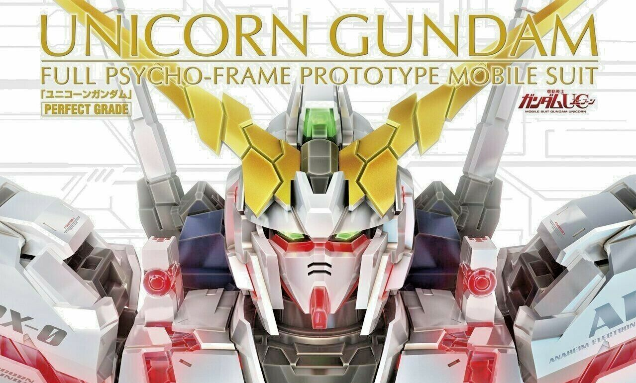 BANDAI 1/160 Perfect Grade PG Unicorn Gundam Model Kit Gunpla Nuovo NEW