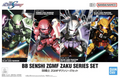 BANDAI - BB SENSHI ZGMF ZAKU SERIES SET Model Kit SD Gunpla Nuovo NEW