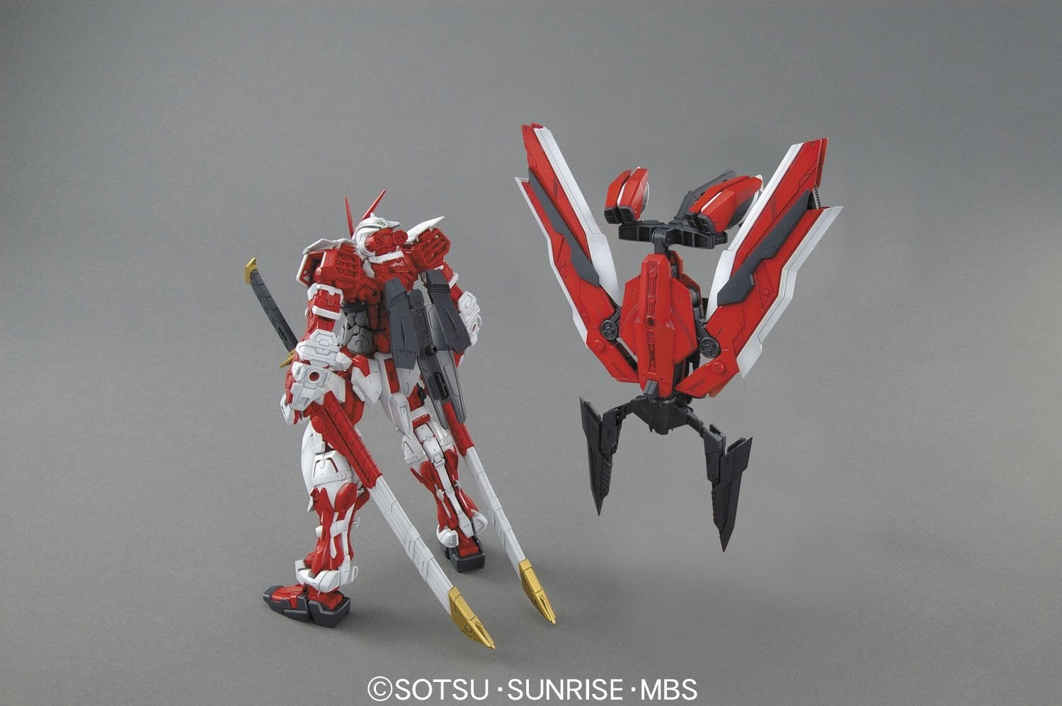 BANDAI 1/100 MBF-P02Kai Gundam Astray Red Frame Kai Model Kit MG Gunpla NEW