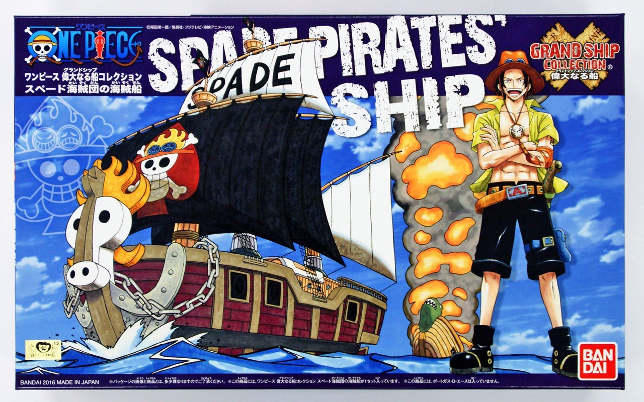 BANDAI ONE PIECE Model Kit Ace Spade Pirates GRAND SHIP COLLECTION NEW