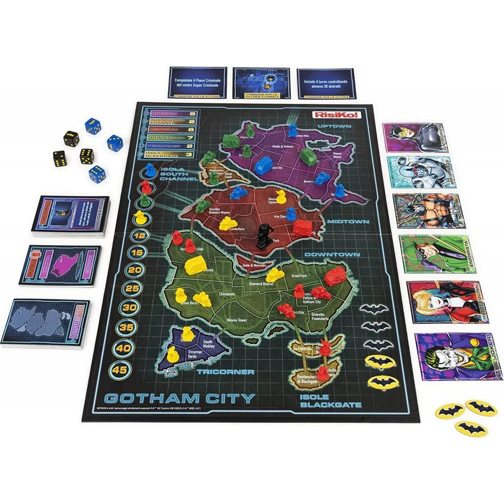 Spin Master RISIKO BATMAN La Caduta Di Gotham Gioco da Tavolo Società Nuovo NEW