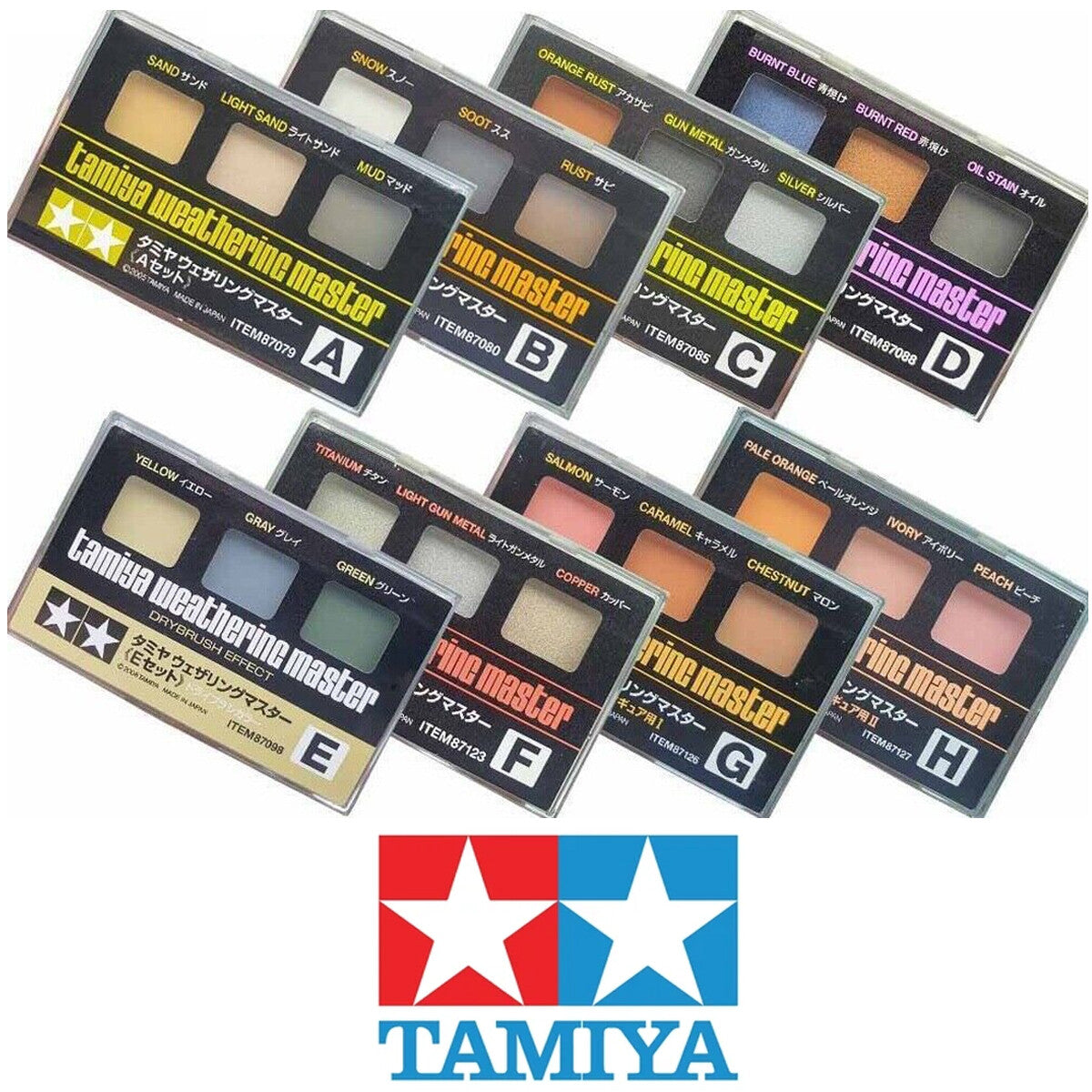 TAMIYA - Set Invecchiamento Weathering Master Nuovo NEW