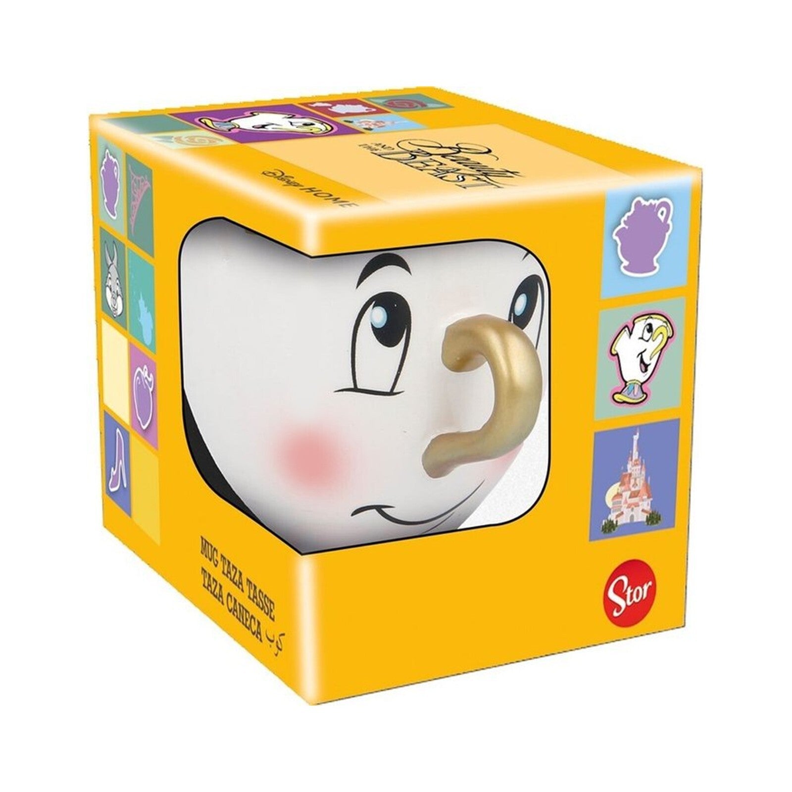 Tazza Disney Bella e la Bestia Chicco Chip Beauty Beast 3D Mug Nuova NEW Gift