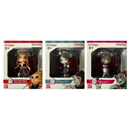 BANDAI Chibi Masters - Demon Slayer Kimetsu No Yaiba - Mini Figure a scelta NEW