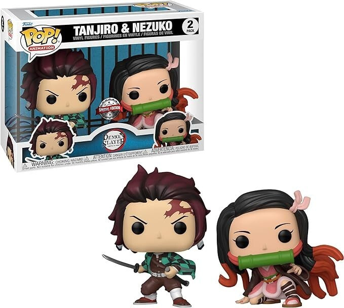 Funko POP! Demon Slayer - Kimetsu no Yaiba - Tanjiro & Nezuko (Special Edition)
