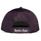 Cappello ATTACK on TITAN Snapback AoT Attacco Giganti Nero Regolabile Nuovo NEW