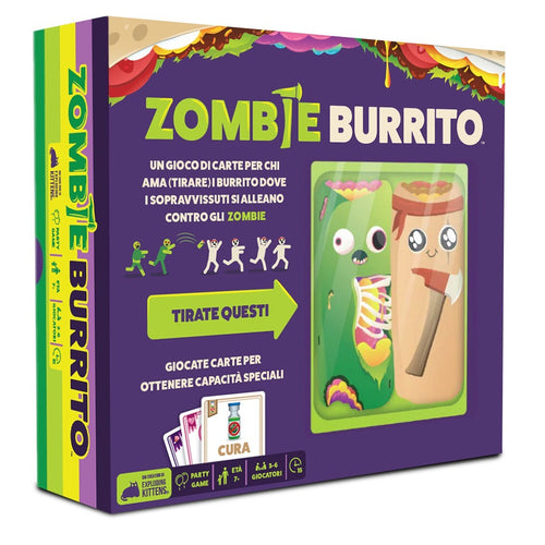 Asmodee ZOMBIE BURRITO Party Games Gioco di Società Italiano Nuovo NEW