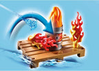 Playmobil 70335 City Action Missione Antincendio Elicottero e Gommone NEW Nuovo