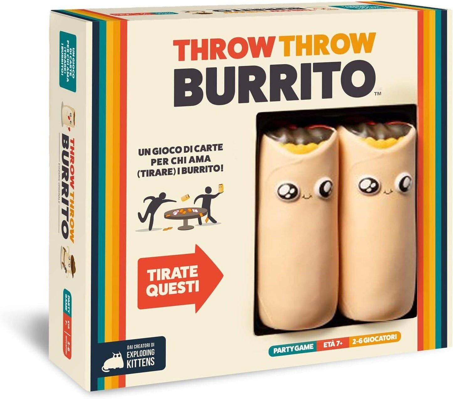 Asmodee THROW THROW BURRITO Party Games Gioco di Società Italiano Nuovo NEW
