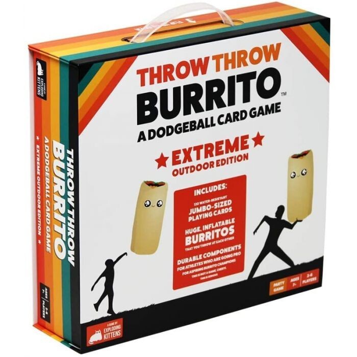 Asmodee THROW THROW BURRITO Extreme Outdoor Edition Gioco Società Nuovo NEW
