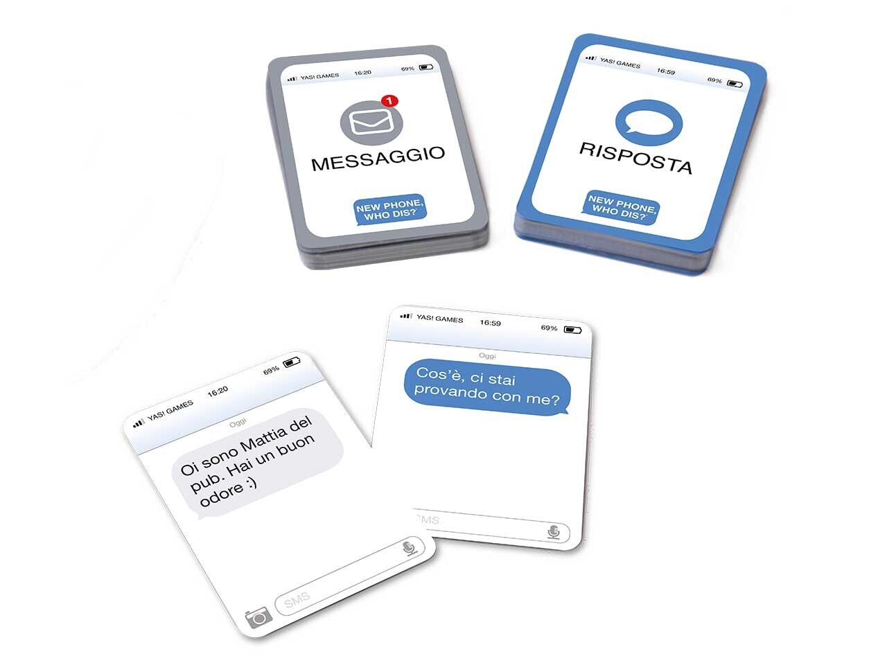 Yas! Games NEW PHONE, WHO DIS?  in Italiano Gioco da Tavolo Società Nuovo NEW