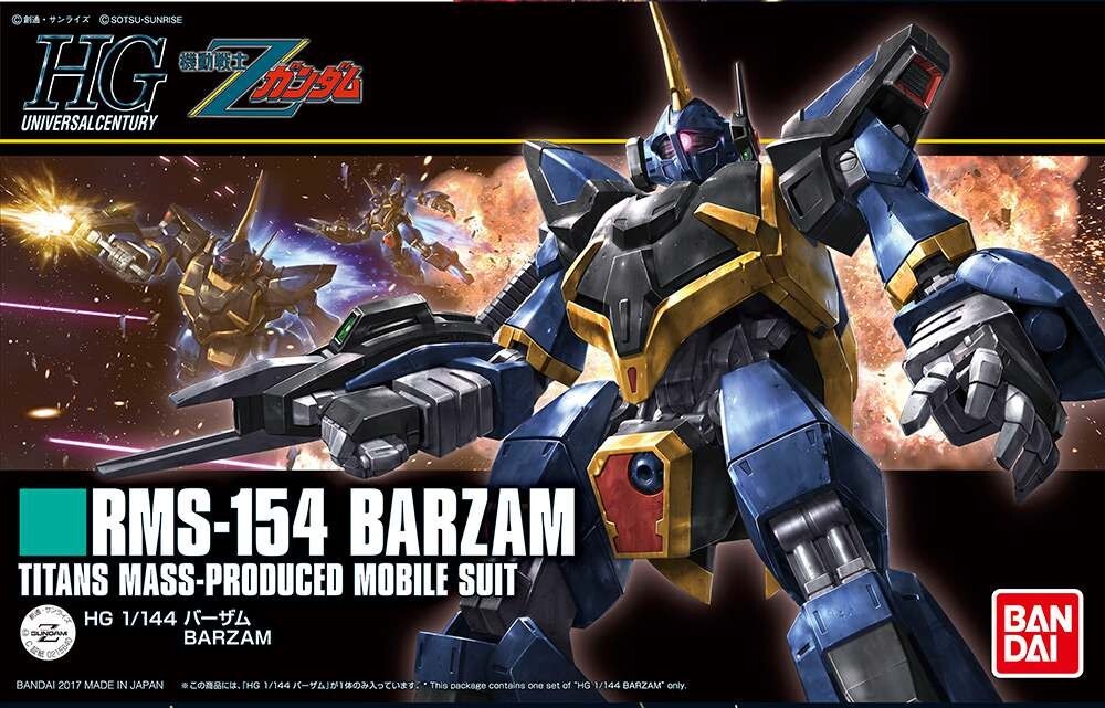 BANDAI 1/144 RMS-154 Barzam Z Titans Model Kit HG High Grade Gunpla NEW