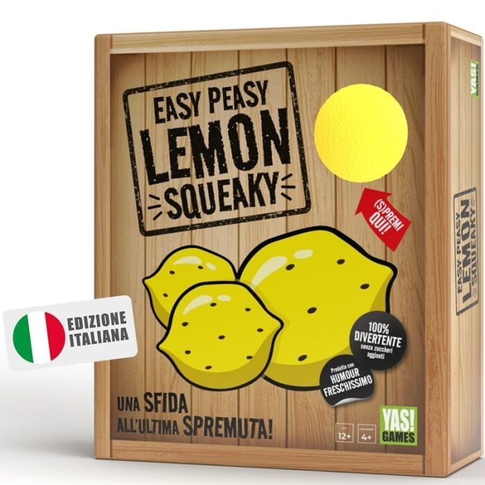 YAS! Games EASY PEASY LEMON SQUEAKY Gioco da Tavolo Società Nuovo NEW
