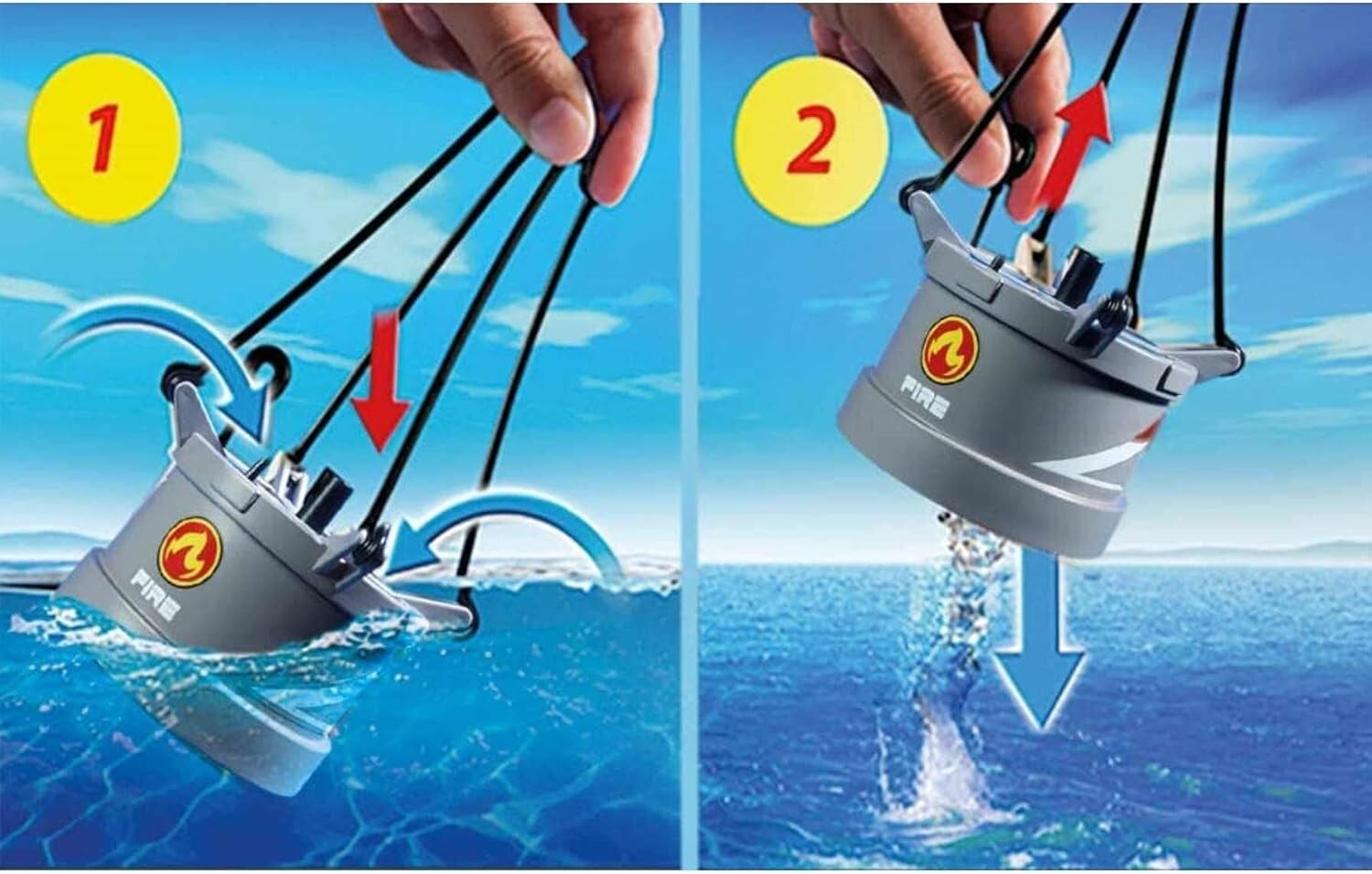 Playmobil 70335 City Action Missione Antincendio Elicottero e Gommone NEW Nuovo