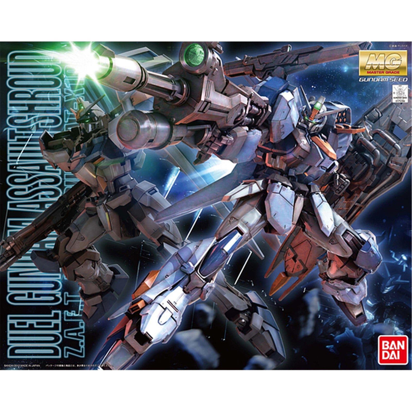 BANDAI 1/100 Gundam Duel Assaultshroud SEED Model Kit MG Master Grade Gunpla NEW