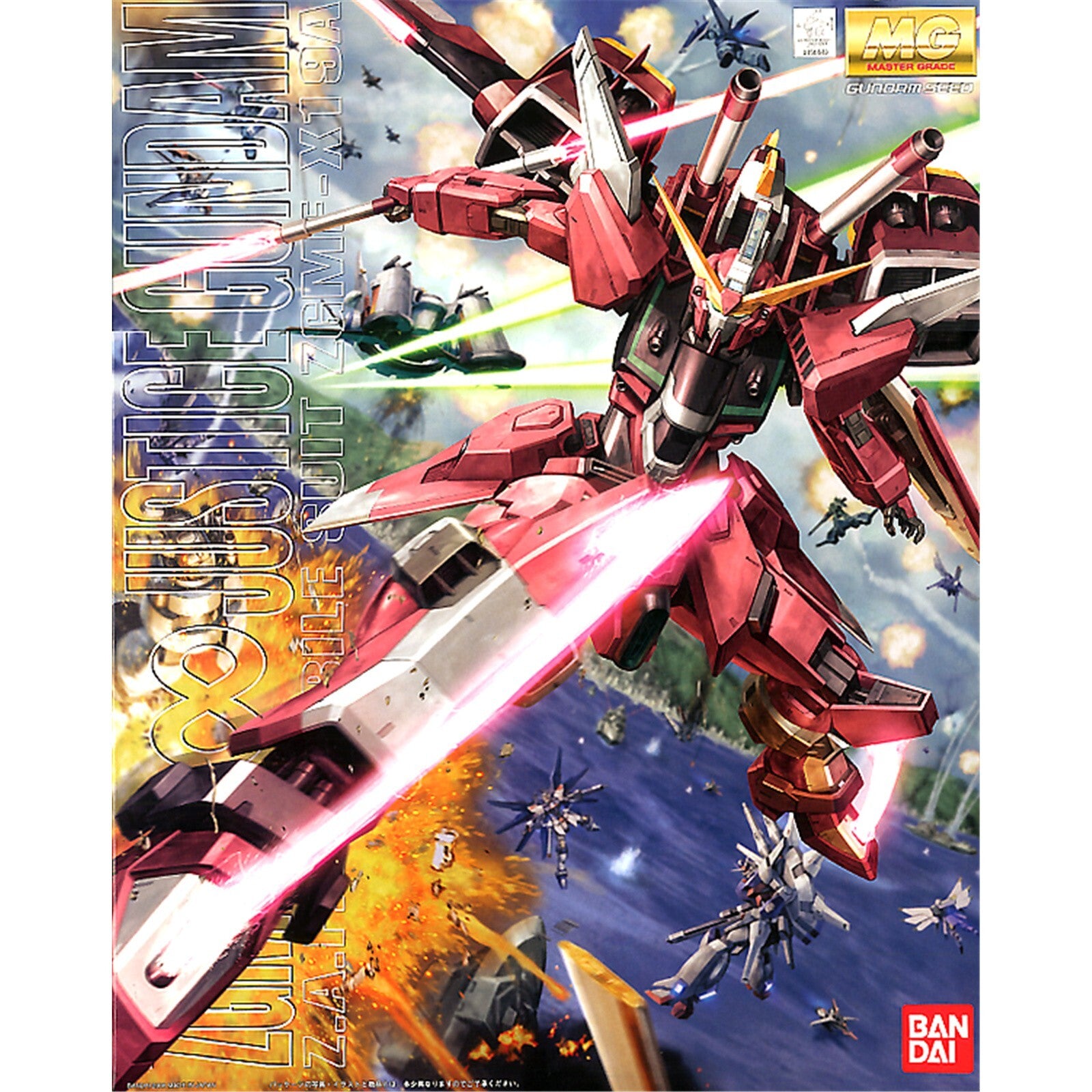 GUNDAM 1/100 INFINITE JUSTICE GUNDAM Model Kit MG Seed Bandai Gunpla Nuovo NEW