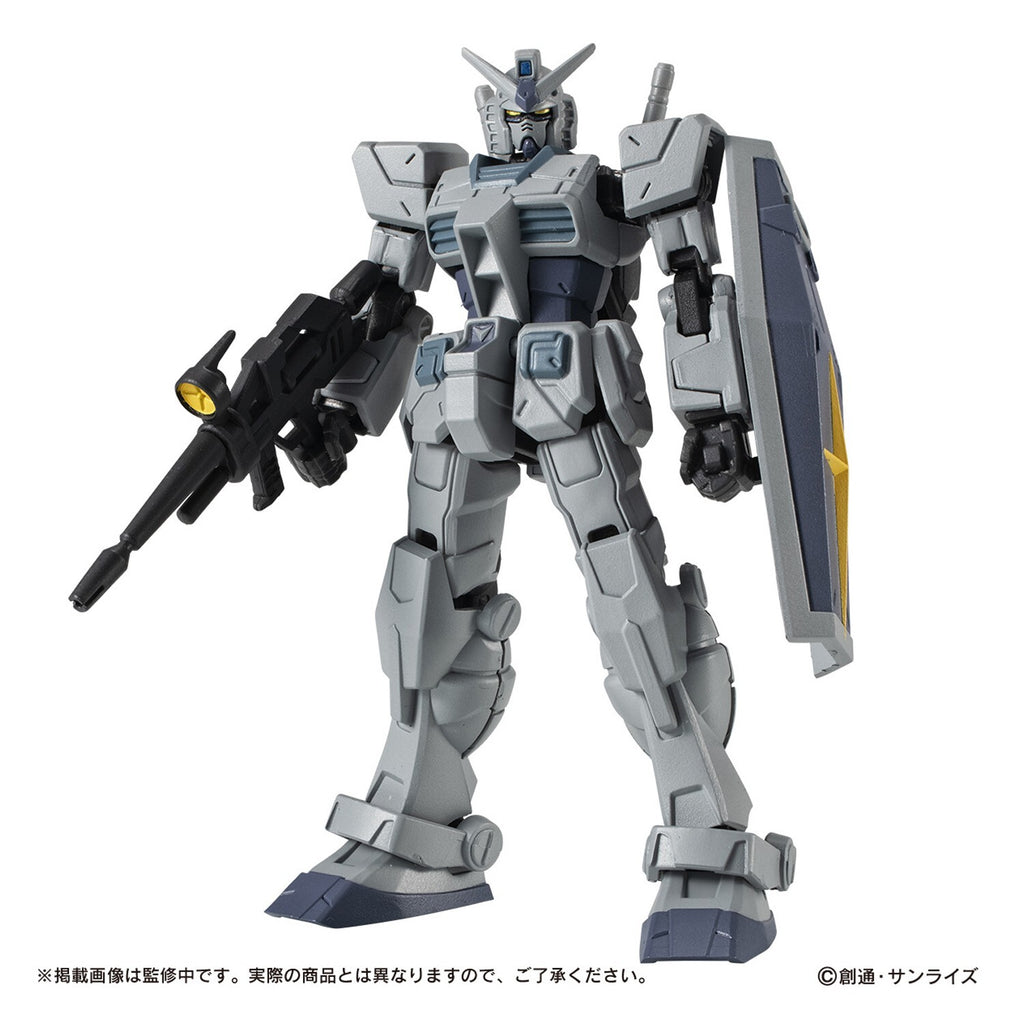 Bandai Capsule Action G-3 Gundam RX-78-3 Set di 2 Figure 9cm Clear Colorato NEW