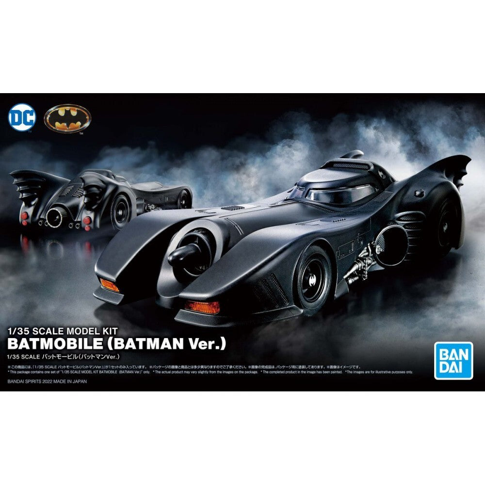 Bandai Batman Model Kit BATMOBILE (BATMAN 1989 Ver.) in scala 1/35 NUOVO New