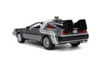 Jada Back to the Future Hollywood Rides Diecast Modelo 1/24 DeLorean BTTF NEW
