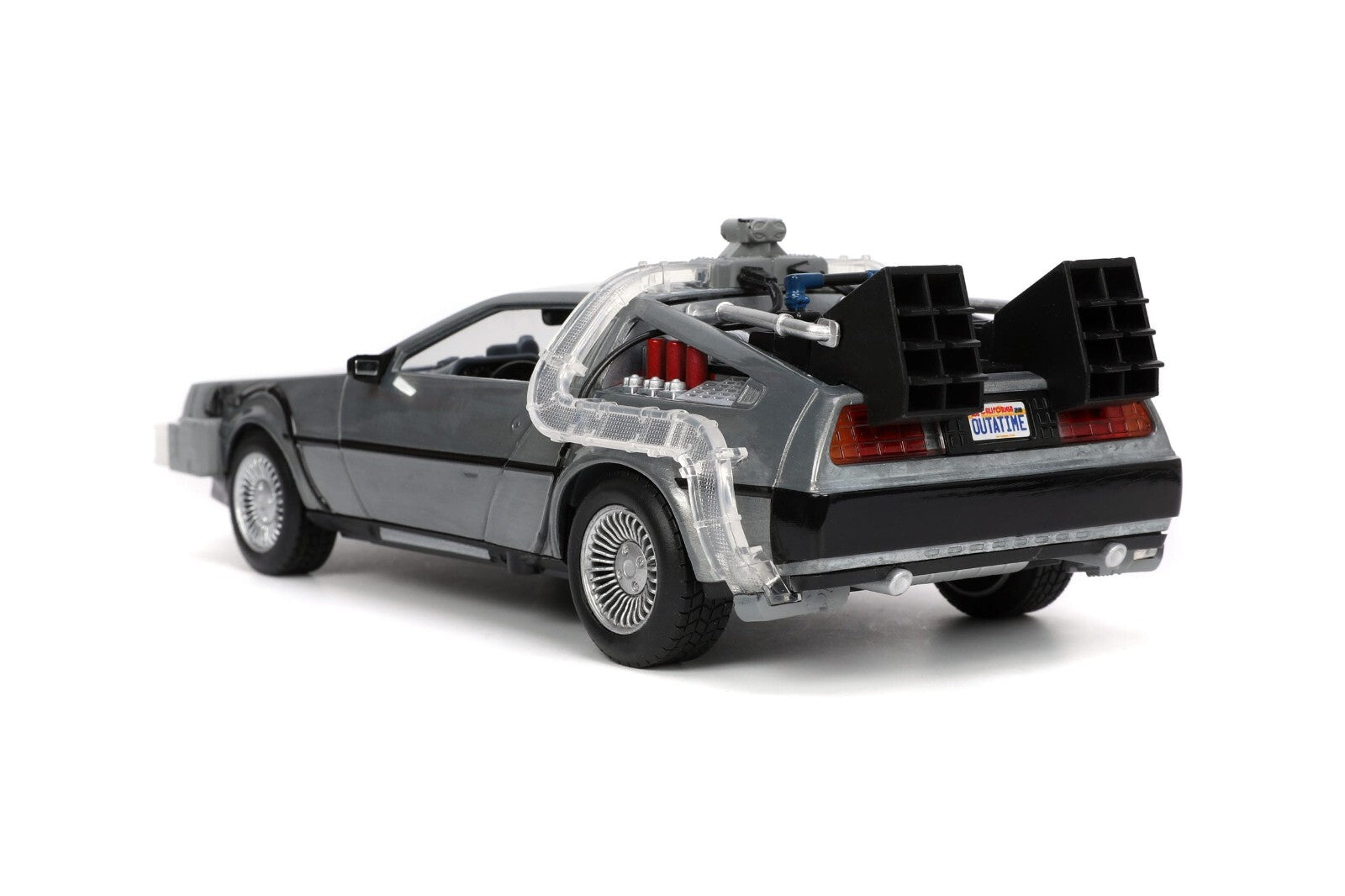 Jada Back to the Future Hollywood Rides Diecast Modelo 1/24 DeLorean BTTF NEW