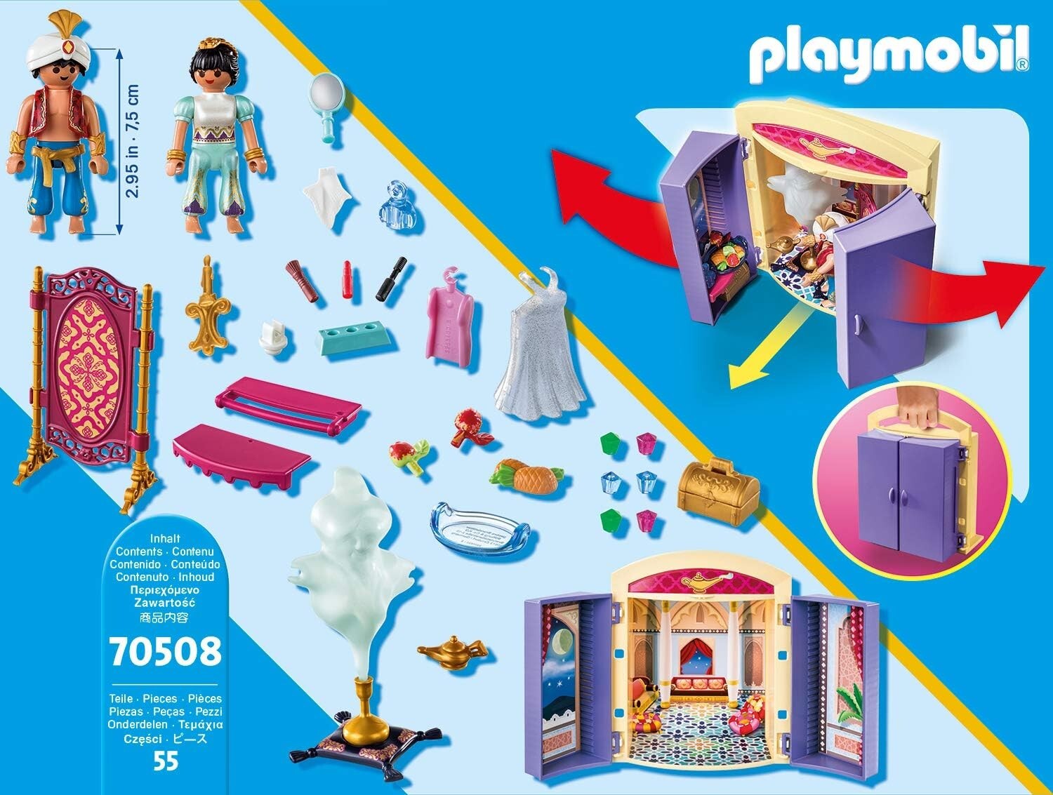Playmobil 70508 Magic Oriental Princess Play Box con Genio e Accessori NEW Nuovo