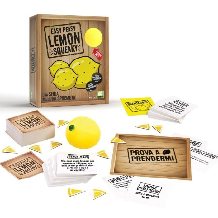 YAS! Games EASY PEASY LEMON SQUEAKY Gioco da Tavolo Società Nuovo NEW