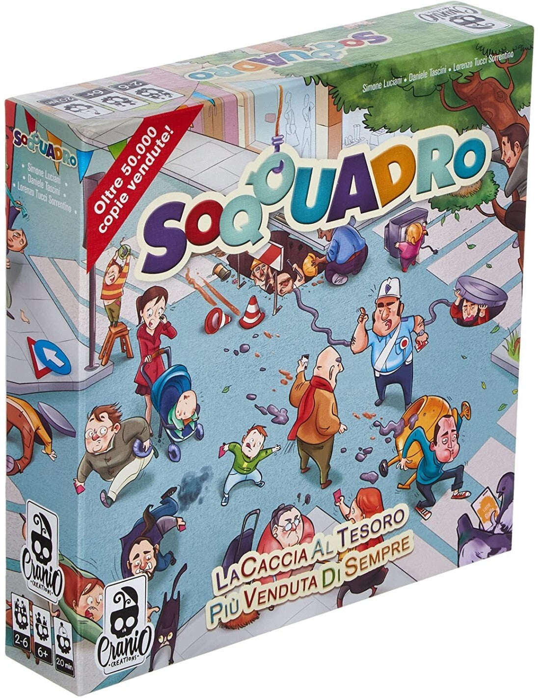 Cranio Creations Soqquadro Gioco da Tavolo Italiano Nuovo NEW