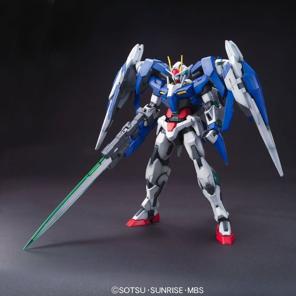 GUNDAM 1/100 MG OO Raiser 00 Model Kit Bandai Gunpla Nuovo NEW
