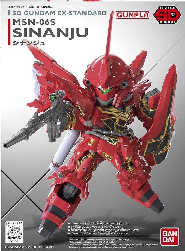 BANDAI EXSD Sinanju MSN-06S Model Kit SD Super Deform Gunpla NEW