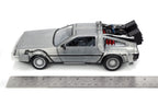 Jada Back to the Future Hollywood Rides Diecast Modelo 1/24 DeLorean BTTF NEW