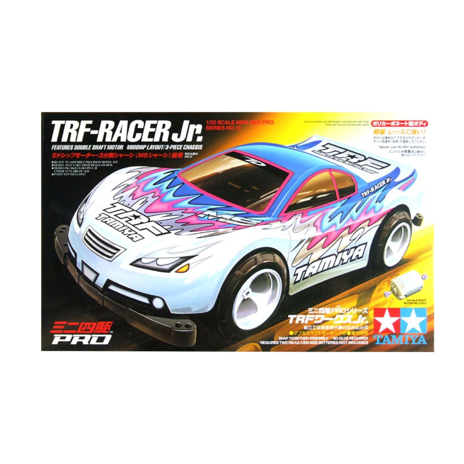 Tamiya 18613 TRF-Racer Jr. Mini 4wd MS Chassis Model Kit 1/32 NEW