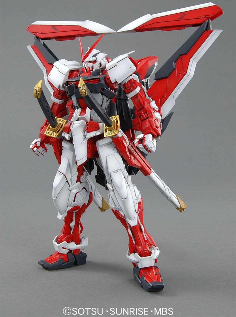 BANDAI 1/100 MBF-P02Kai Gundam Astray Red Frame Kai Model Kit MG Gunpla NEW