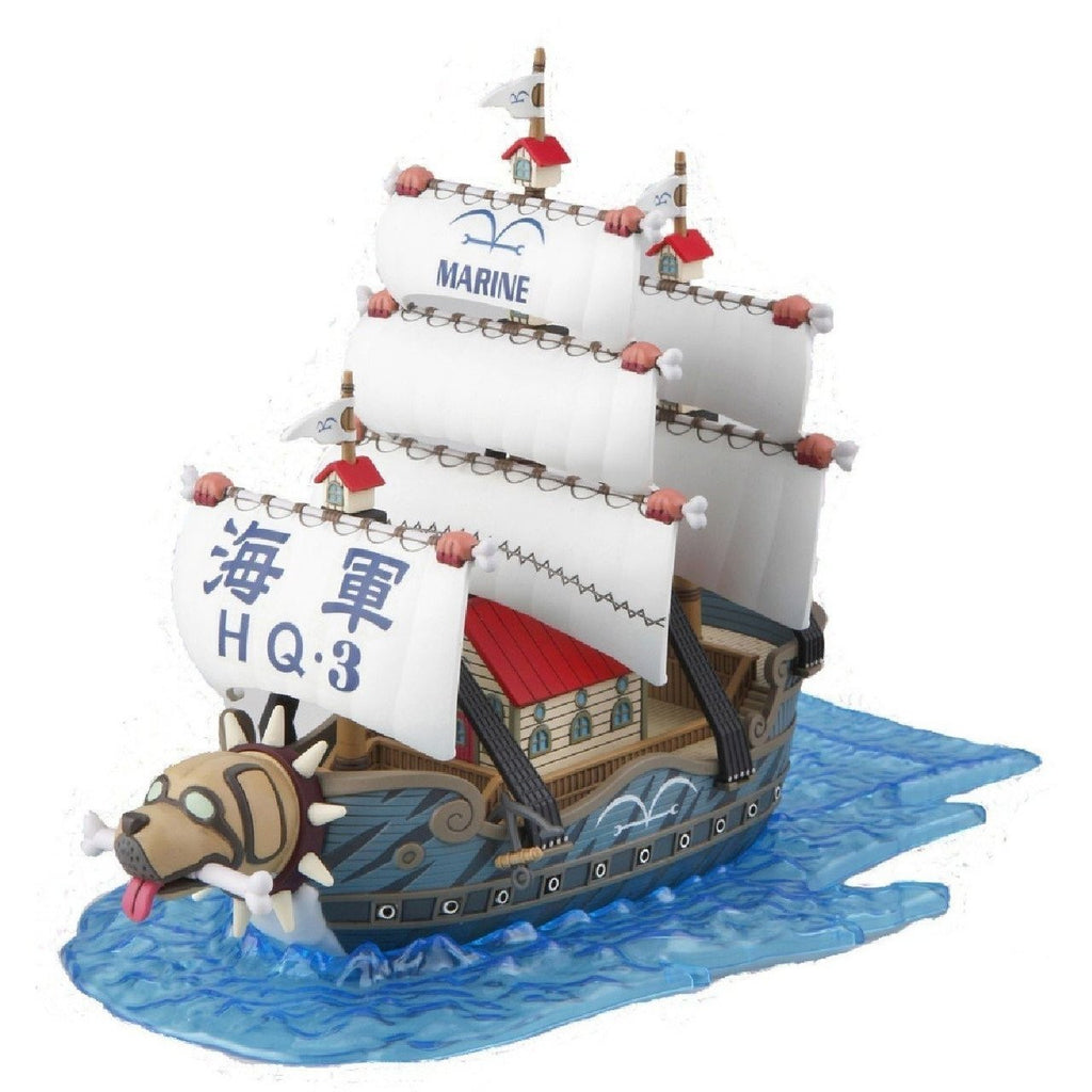 BANDAI ONE PIECE Model Kit Garp Ship Nave Marines GRAND SHIP COLLECTION NEW