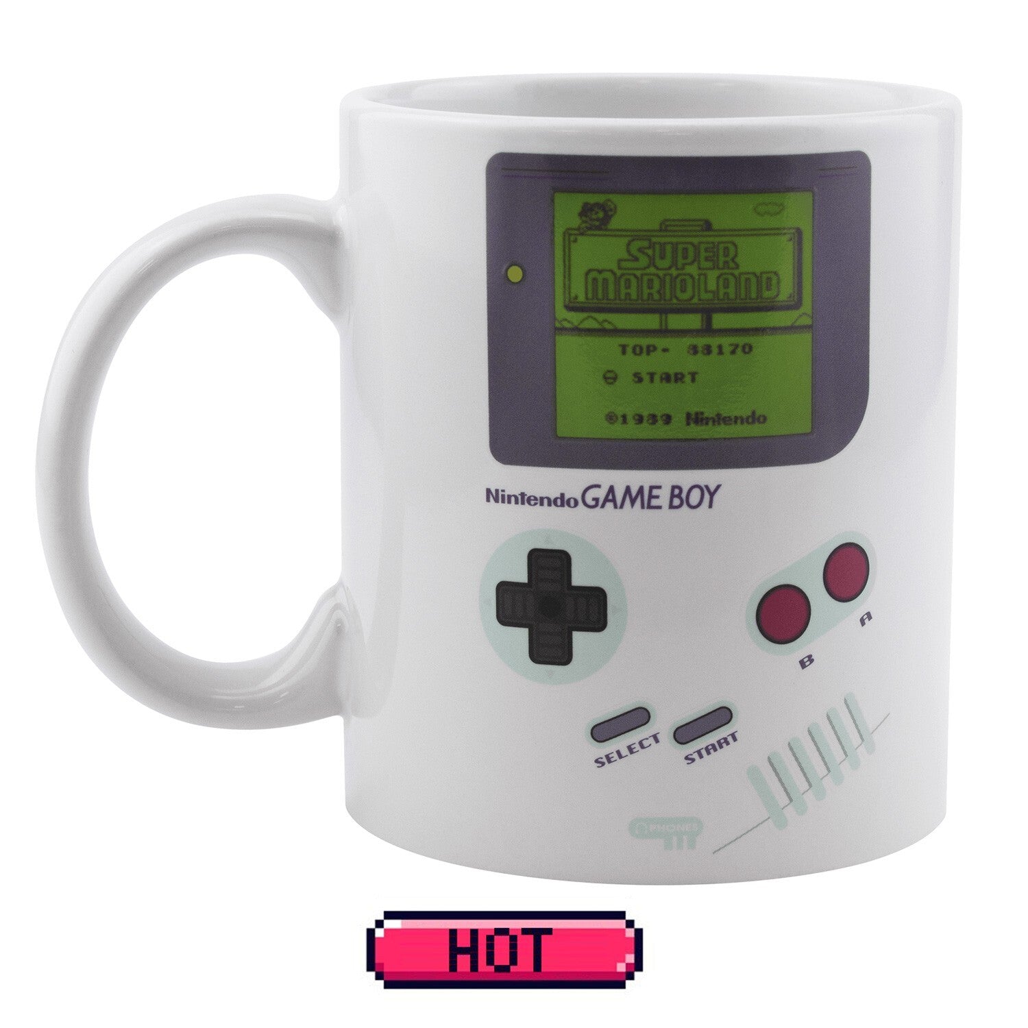 Tazza Cambia Colore Nintendo Game Boy Heat Change Mug Nuova NEW Geek Nerd Gift